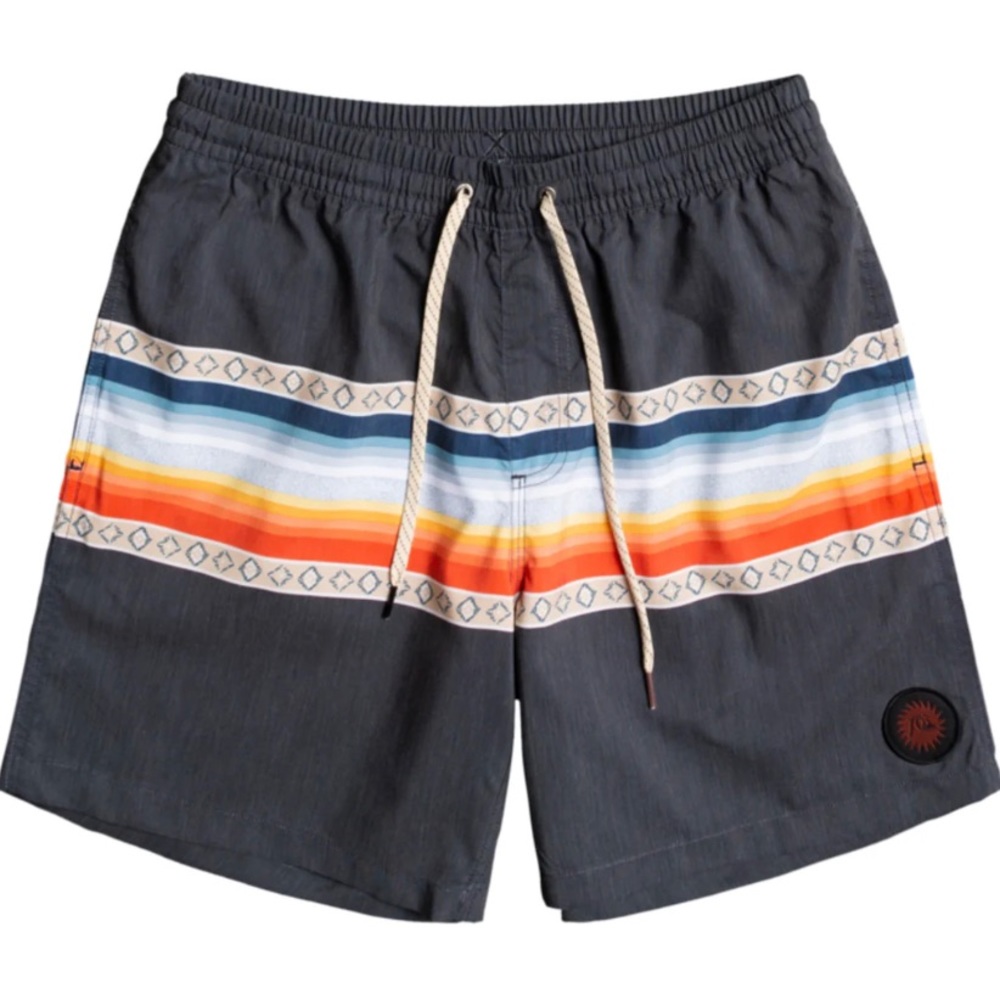 NWT Quiksilver Sun Faded Volley Shorts size Medium swim trunks/board shorts